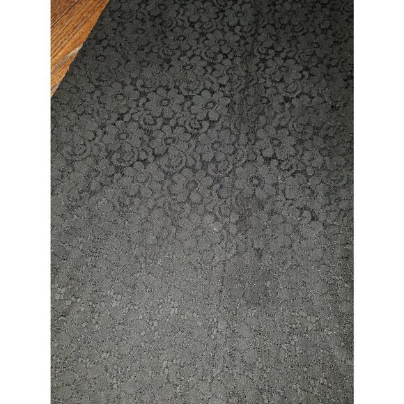 Medium Monteau LA Black Lace Sleeveless Spaghetti Strap Rear Zip Mini Dress - Picture 5 of 5